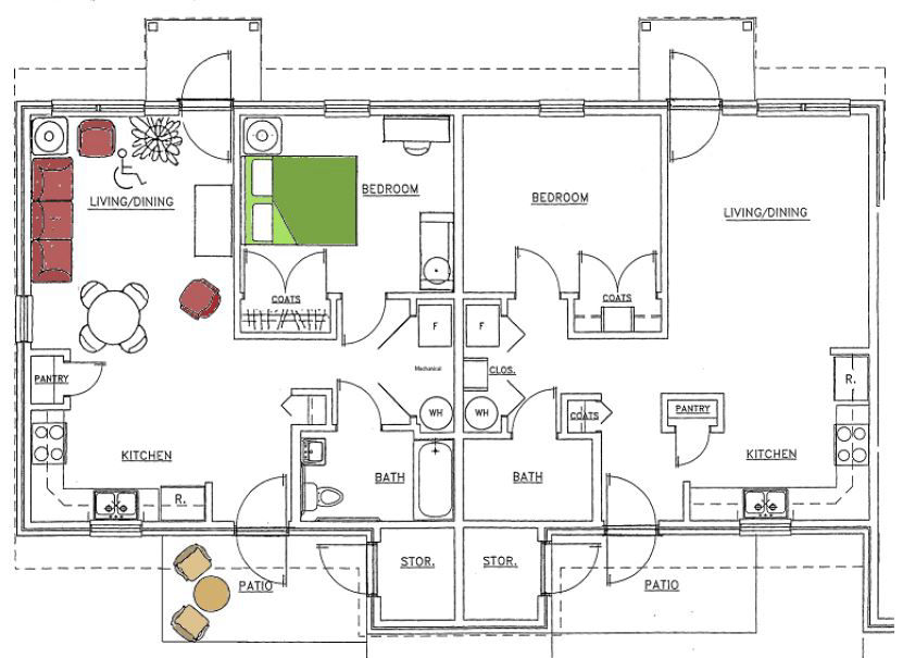 Schoolhouse Manor - Unit Floorplans